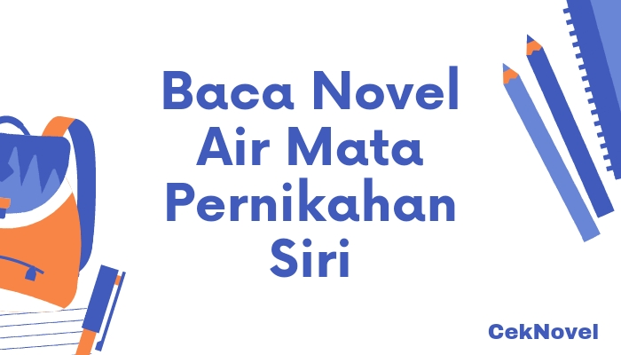 Novel Air Mata Pernikahan Siri