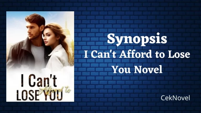 I Cant Afford to Lose You Novel